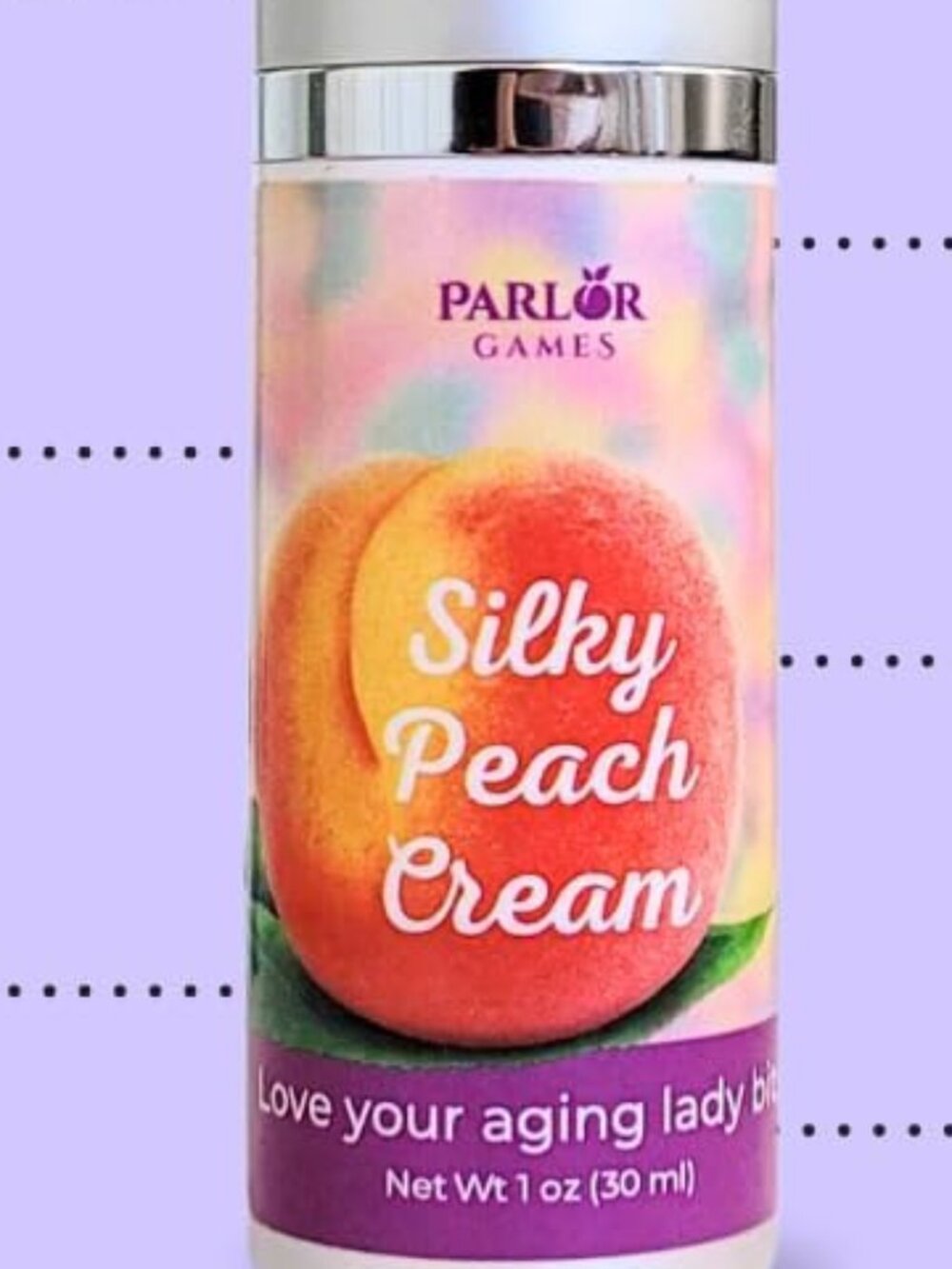 Silky Peach Cream by Parlor Games – Bioidentical Estriol Cream for Women